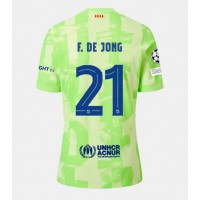 Dres Barcelona Frenkie de Jong #21 Rezervni 2024-25 Kratak Rukav